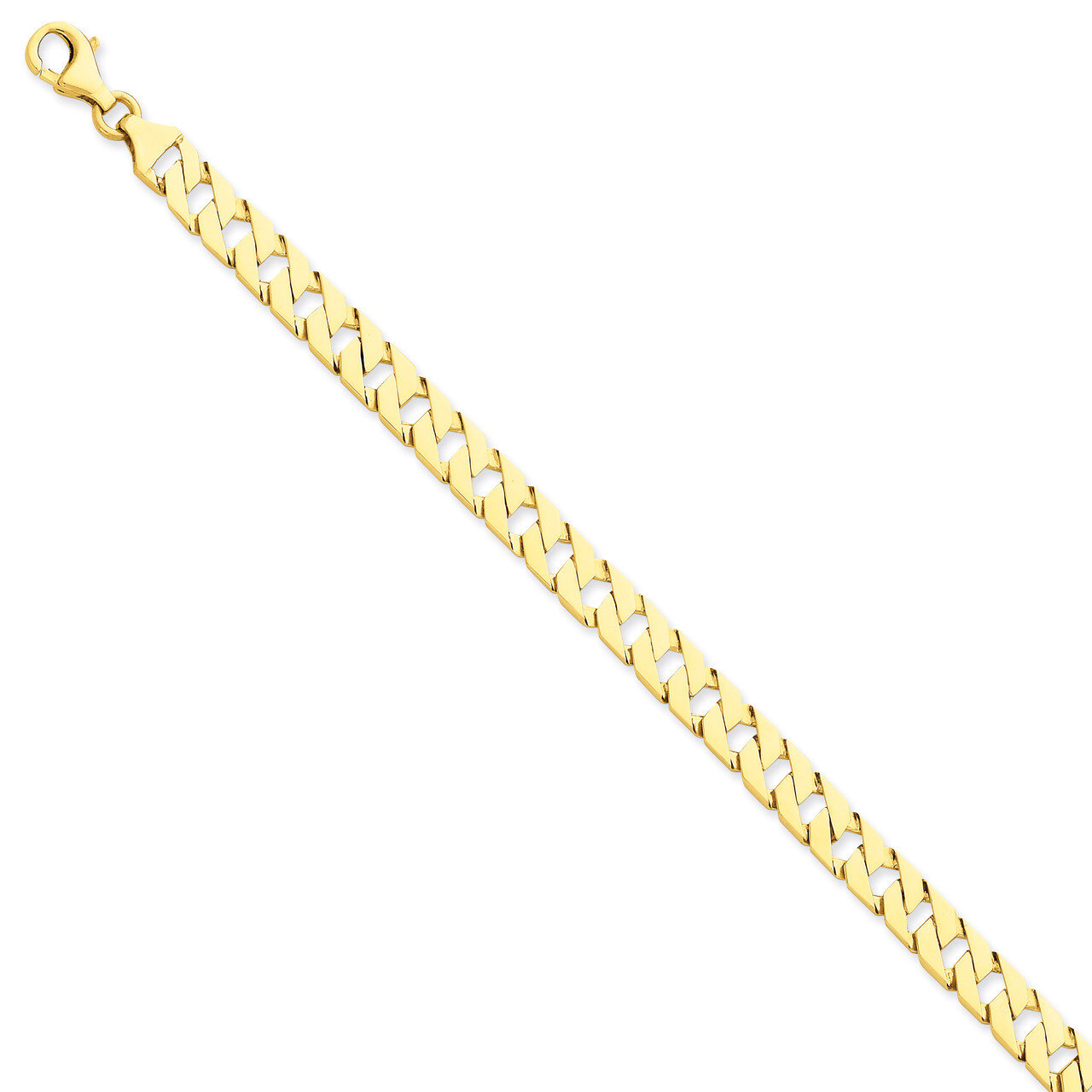 7.41mm Hand-Polished Fancy Link Chain 7 Inch 14k Gold LK149-7, MPN: LK149-7, 886774403939