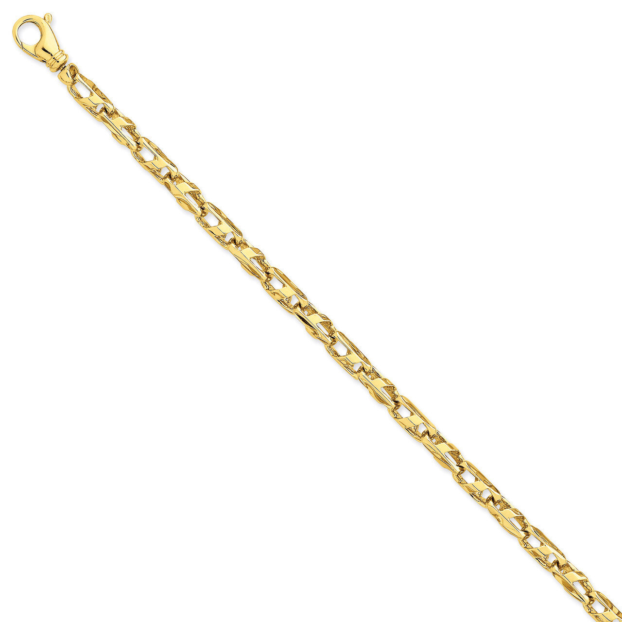 5.25mm Fancy Link Chain 24 Inch 14k Gold LK316-24, MPN: LK316-24, 191101650925