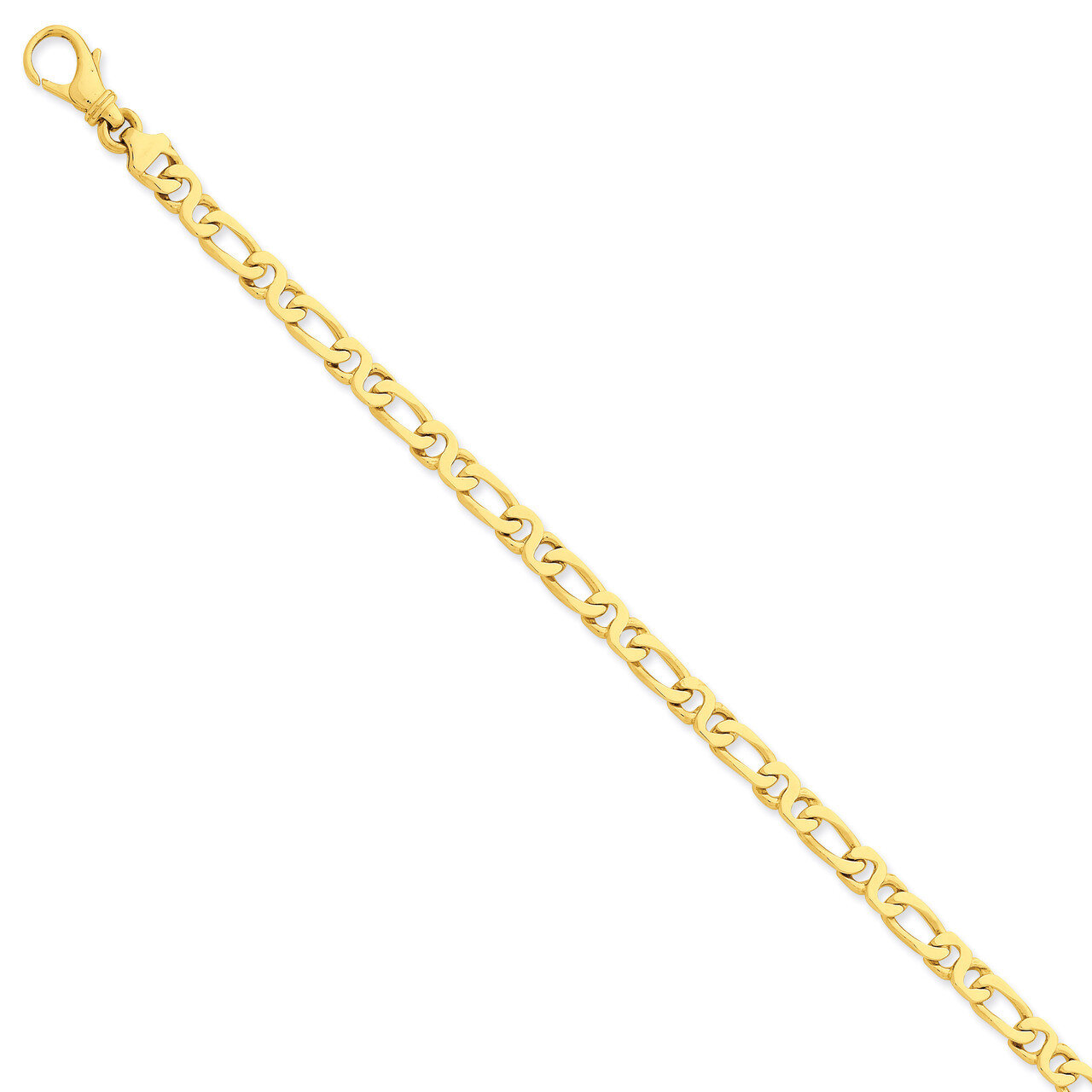 4.8mm Polished Fancy Link Bracelet 8 Inch 14k Gold LK359-8, MPN: LK359-8, 883957353111