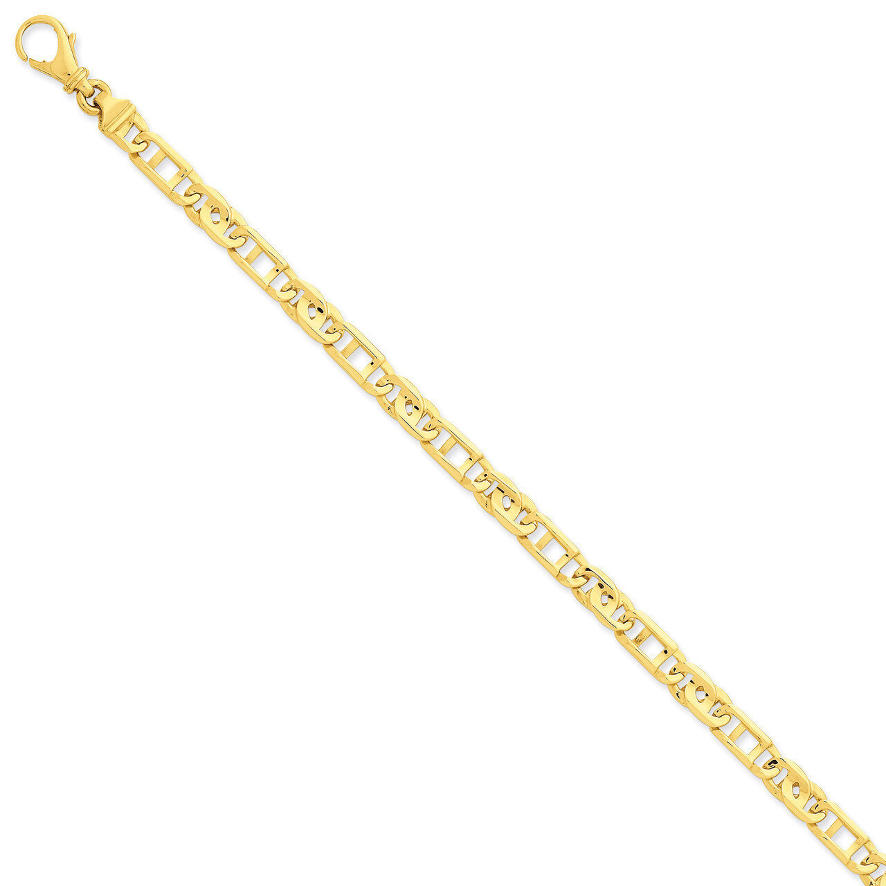 5.8mm Polished Fancy Link Bracelet 8.5 Inch 14k Gold LK397-8.5, MPN: LK397-8.5, 883957353135