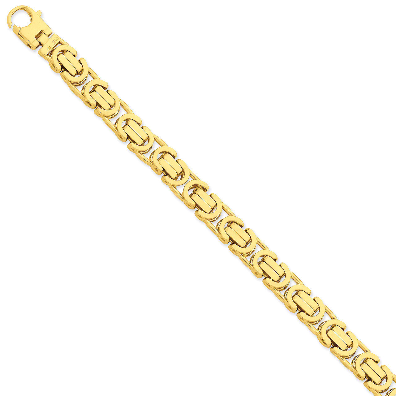 9.45mm Polished Fancy Link Chain 20 Inch 14k Gold LK415-20
