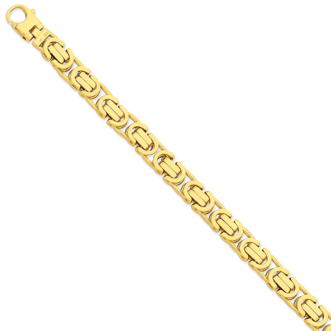 9.45mm Polished Fancy Link Bracelet 8.5 Inch 14k Gold LK415-8.5, MPN: LK415-8.5, 883957353173