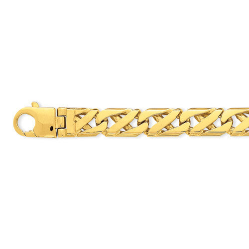 11mm Fancy Link Chain 24 Inch 14k Gold LK419-24