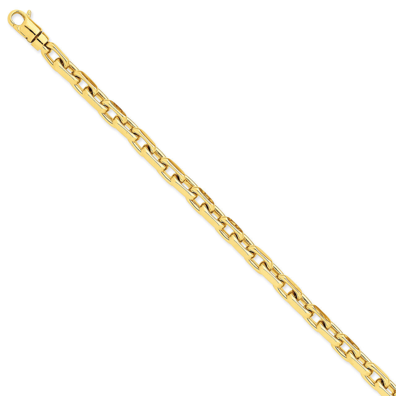 6.1mm Polished Fancy Link Chain 24 Inch 14k Gold LK440-24, MPN: LK440-24, 191101651991