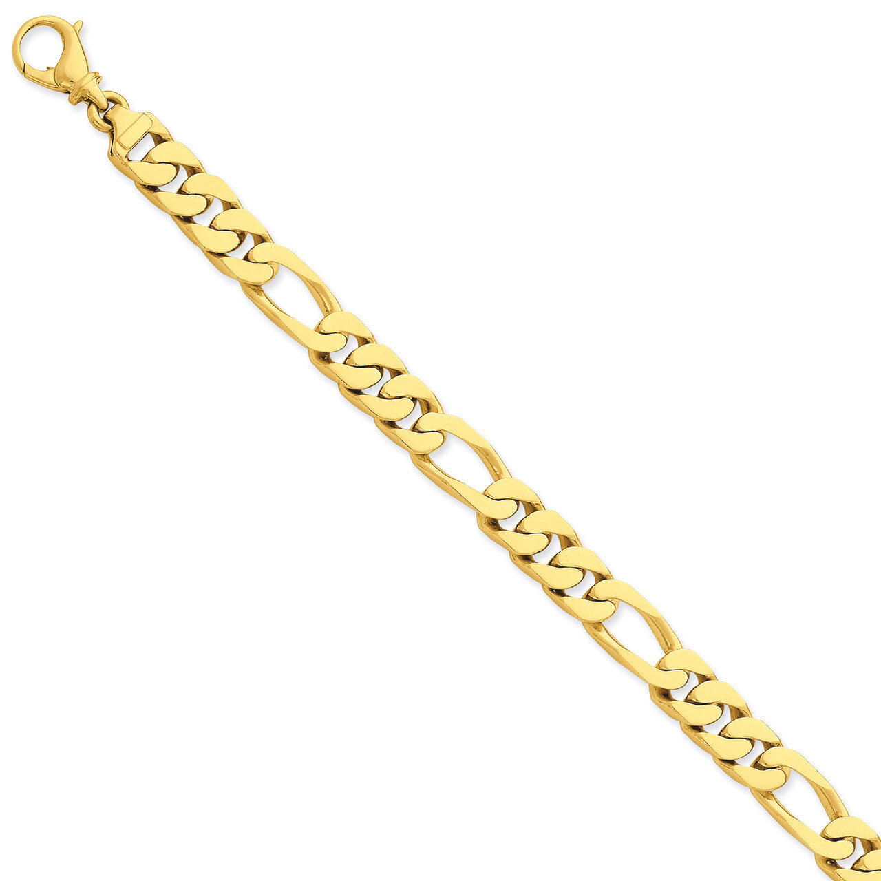 9.2mm Polished Fancy Link Chain 24 Inch 14k Gold LK460-24, MPN: LK460-24, 191101652158