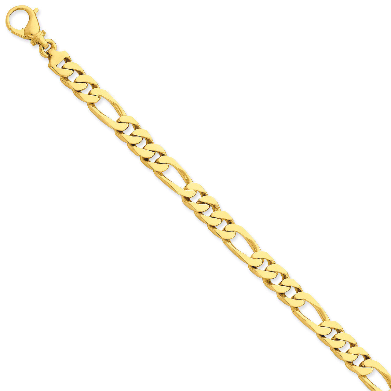 8.8mm Polished Fancy Link Bracelet 8 Inch 14k Gold LK462-8, MPN: LK462-8, 883957396354