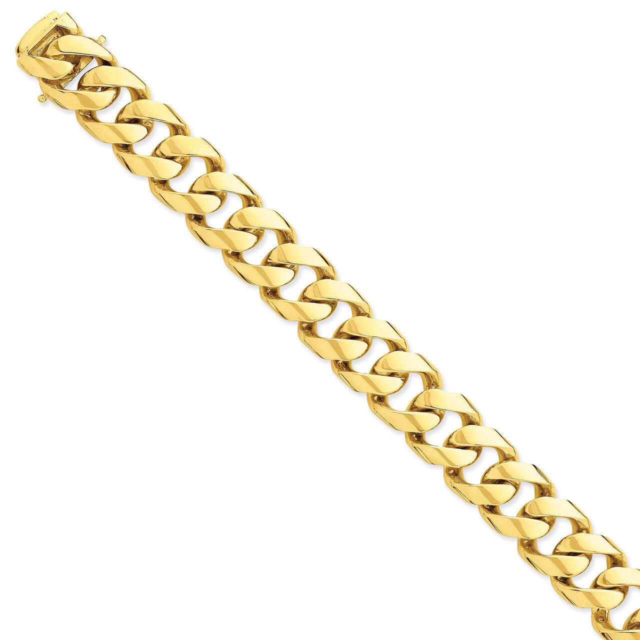 16.15mm Polished Fancy Link Chain 20 Inch 14k Gold LK472-20, MPN: LK472-20, 191101180699