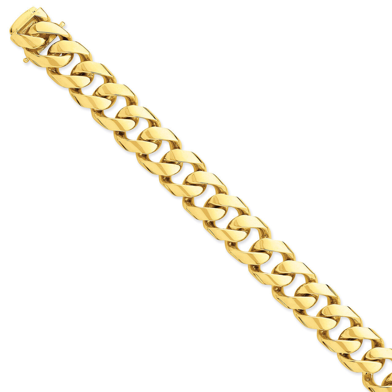 16.15mm Polished Fancy Link Bracelet 9 Inch 14k Gold LK472-9