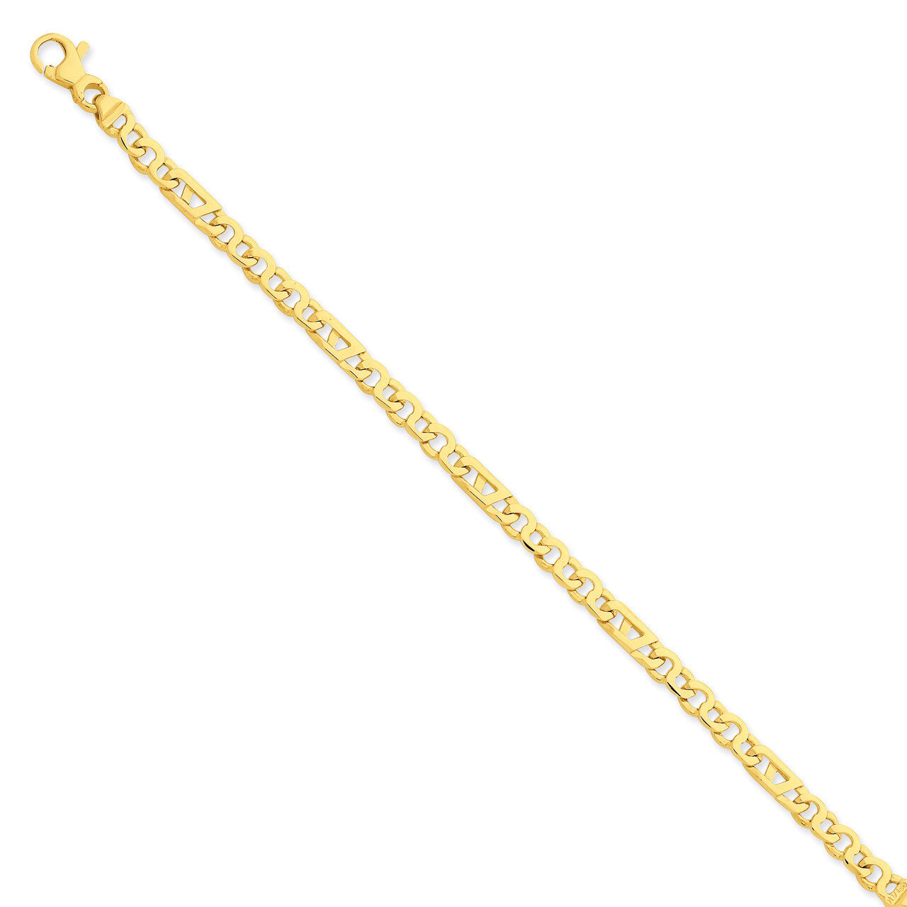 Fancy Link Chain 18 Inch 14k Gold LK670-18