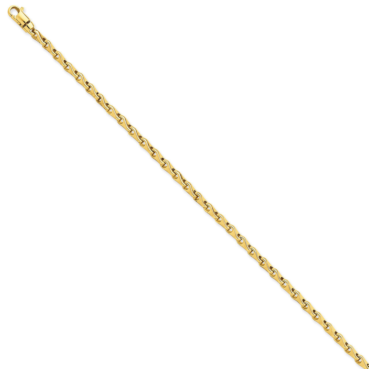 3.25mm Fancy Link Chain 20 Inch 14k Gold LK723-20, MPN: LK723-20, 191101654350