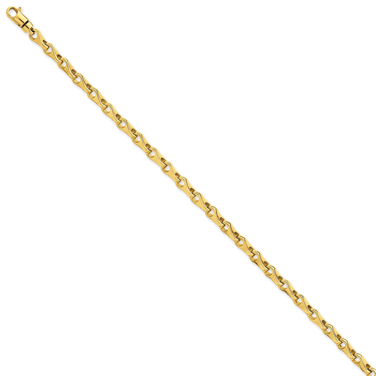 4.5mm Fancy Link Chain 20 Inch 14k Gold LK724-20, MPN: LK724-20, 191101654398