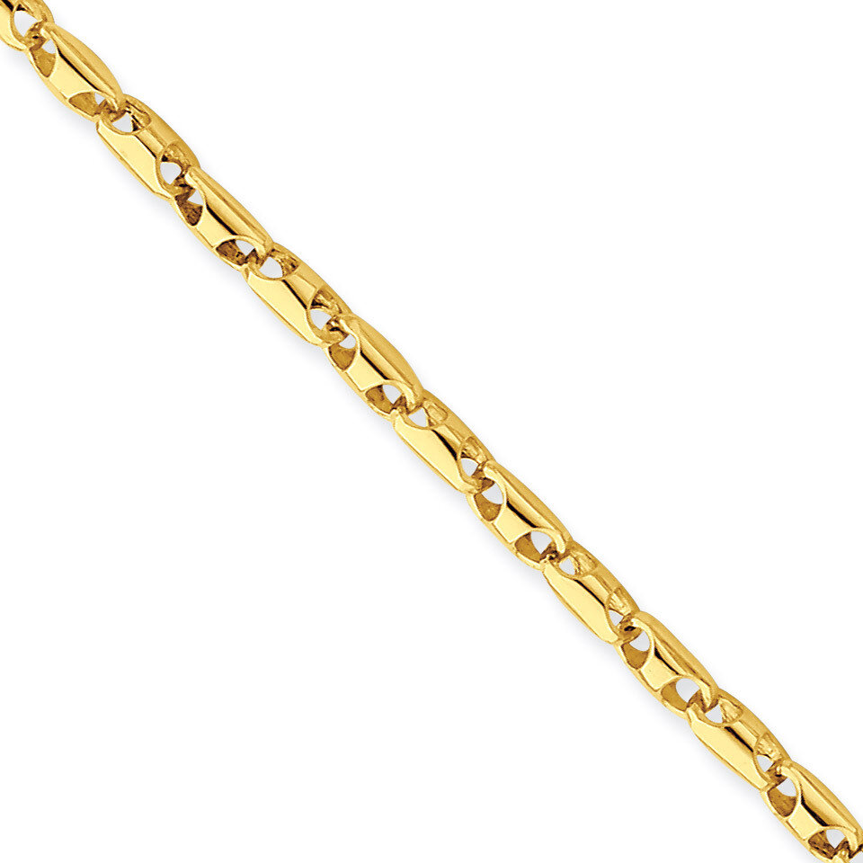 3mm Fancy Link Bracelet 8.5 Inch 14k Gold LK749-8.5, MPN: LK749-8.5, 883957597034