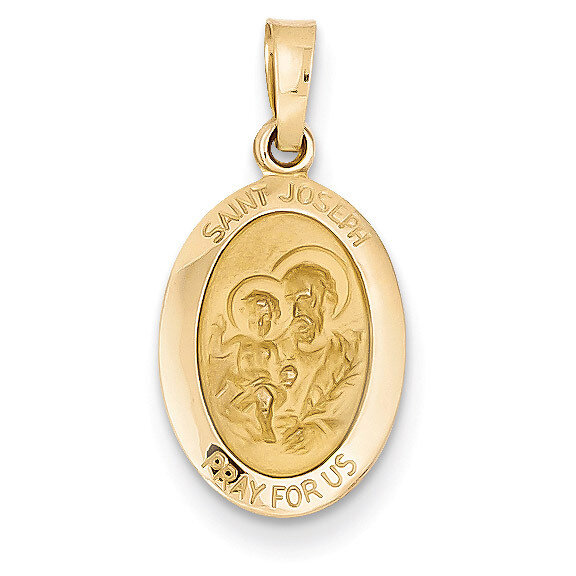 Saint Joseph Medal Charm 14k Gold M1501