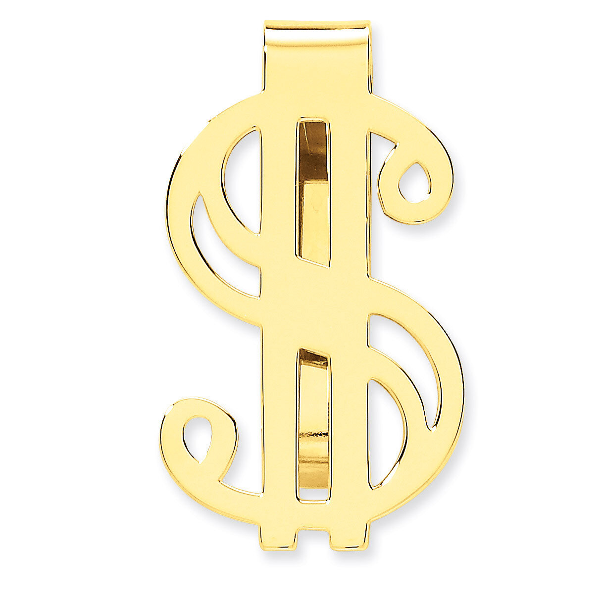 Money Clip 14k Gold MC18