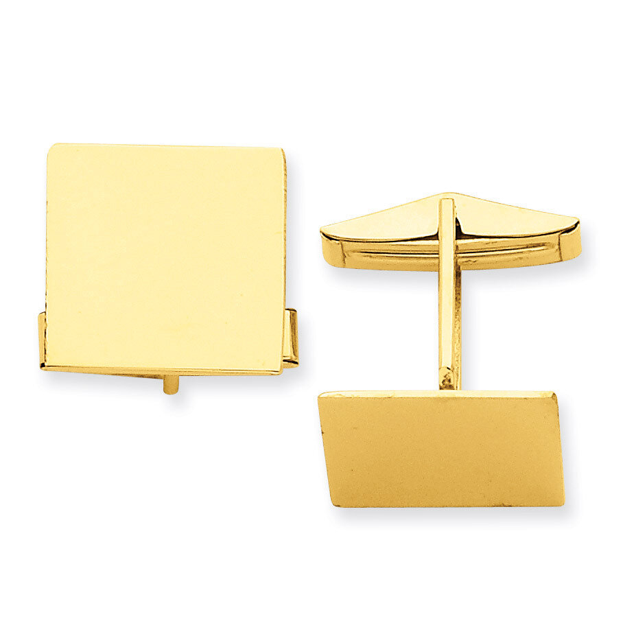 Square Cufflinks 14k Gold MC253, MPN: MC253, 886774618494