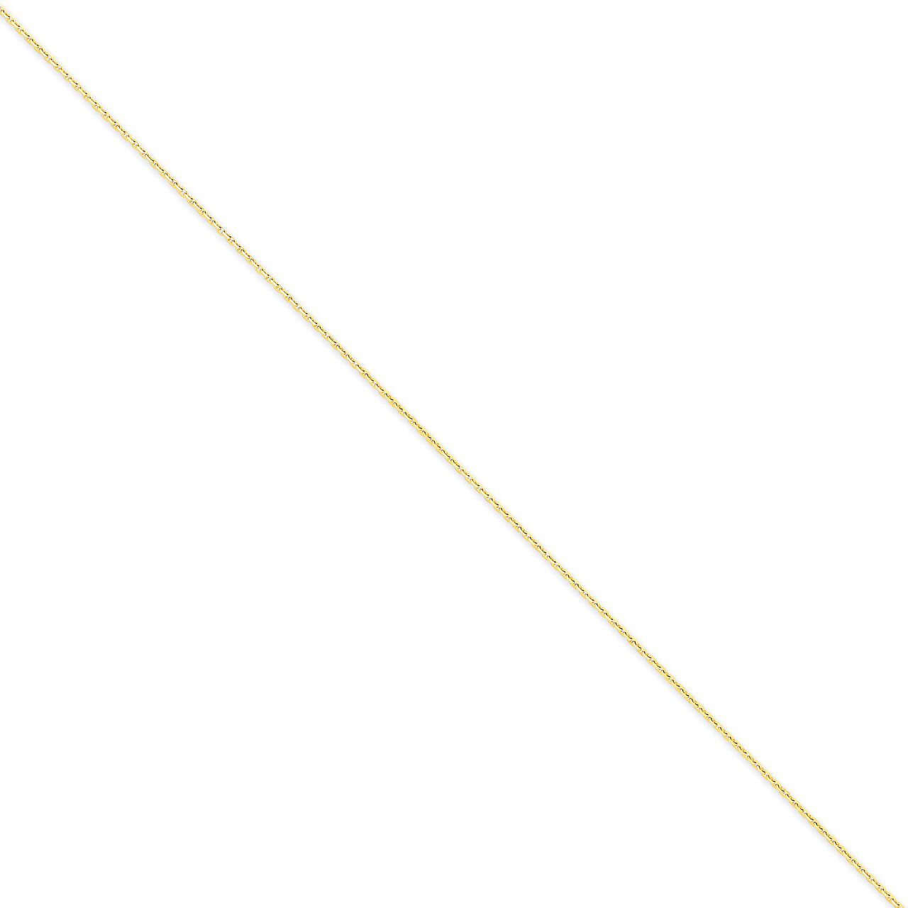 1.3mm Solid Diamond-cut Cable Chain 16 Inch 14k Gold PEN140-16, MPN: PEN140-16, 886774538488