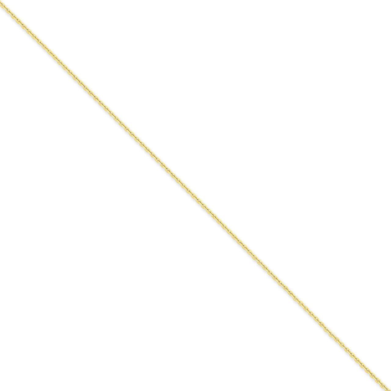 1.65mm Solid Diamond-cut Cable Chain 16 Inch 14k Gold PEN141-16, MPN: PEN141-16, 886774432601