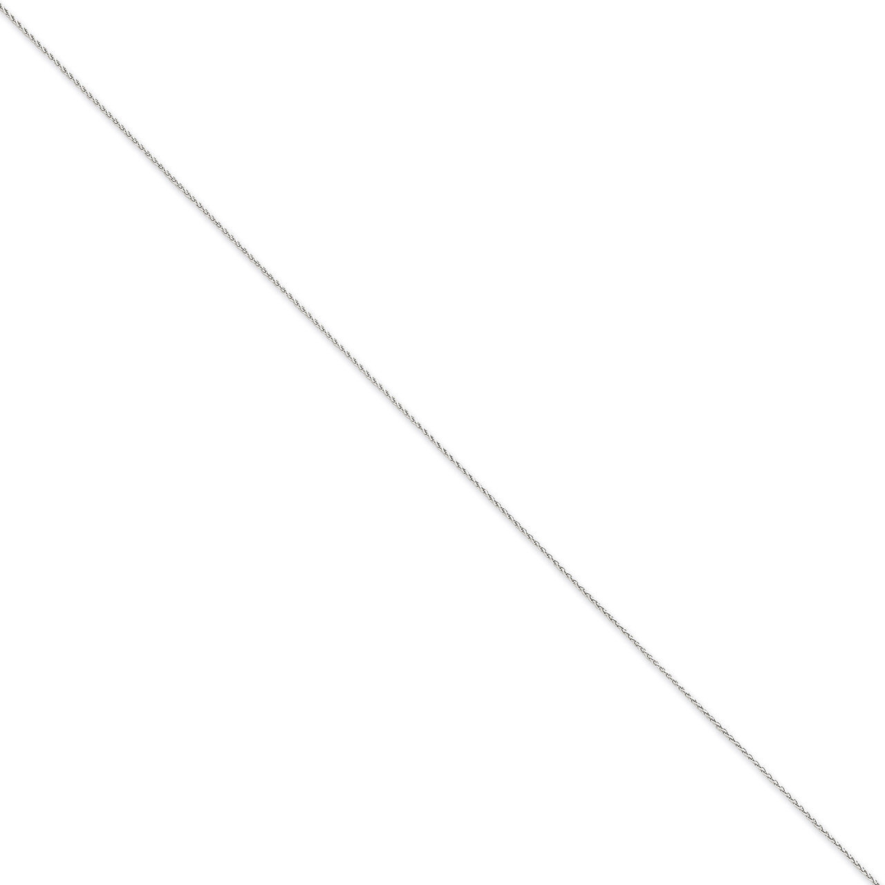 1mm Pendant Chain 24 Inch 14k White Gold PEN154-24, MPN: PEN154-24, 886774993591