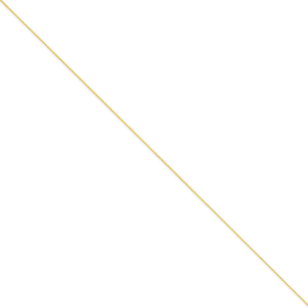 0.80mm Spiga Pendant Chain 24 Inch 14k Gold PEN160-24, MPN: PEN160-24, 883957597195