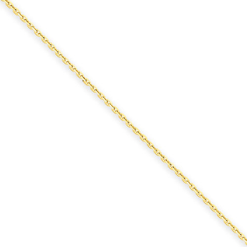 0.95mm Diamond-cut Cable Chain 18 Inch 14k Gold PEN17-18
