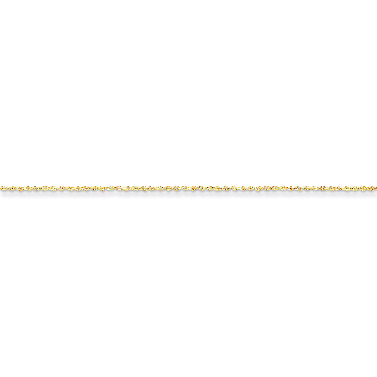 1.1mm Baby Rope Chain 16 Inch 14k Gold PEN173-16