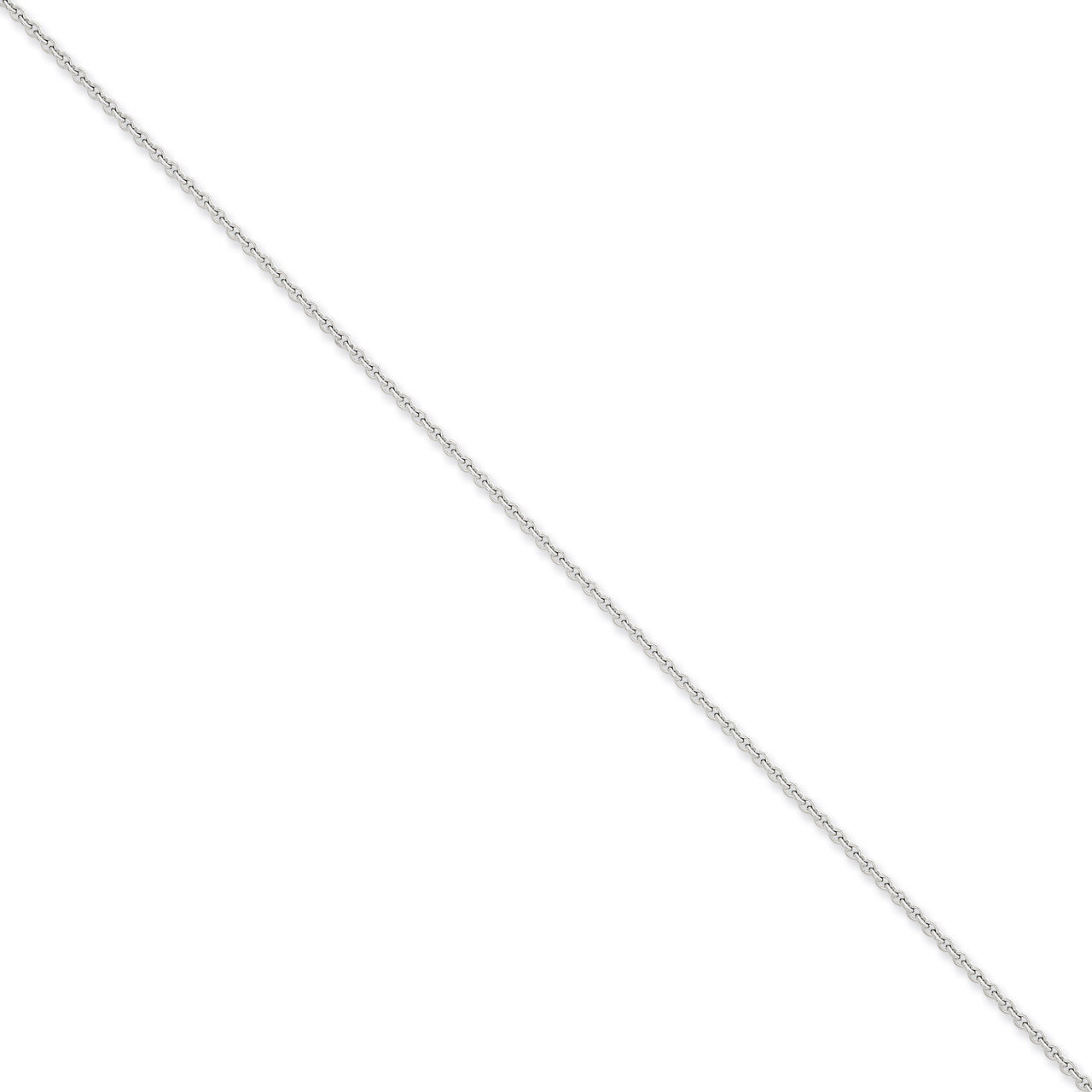 1.9mm Cable Chain 16 Inch 14k White Gold PEN188-16, MPN: PEN188-16, 886774104003