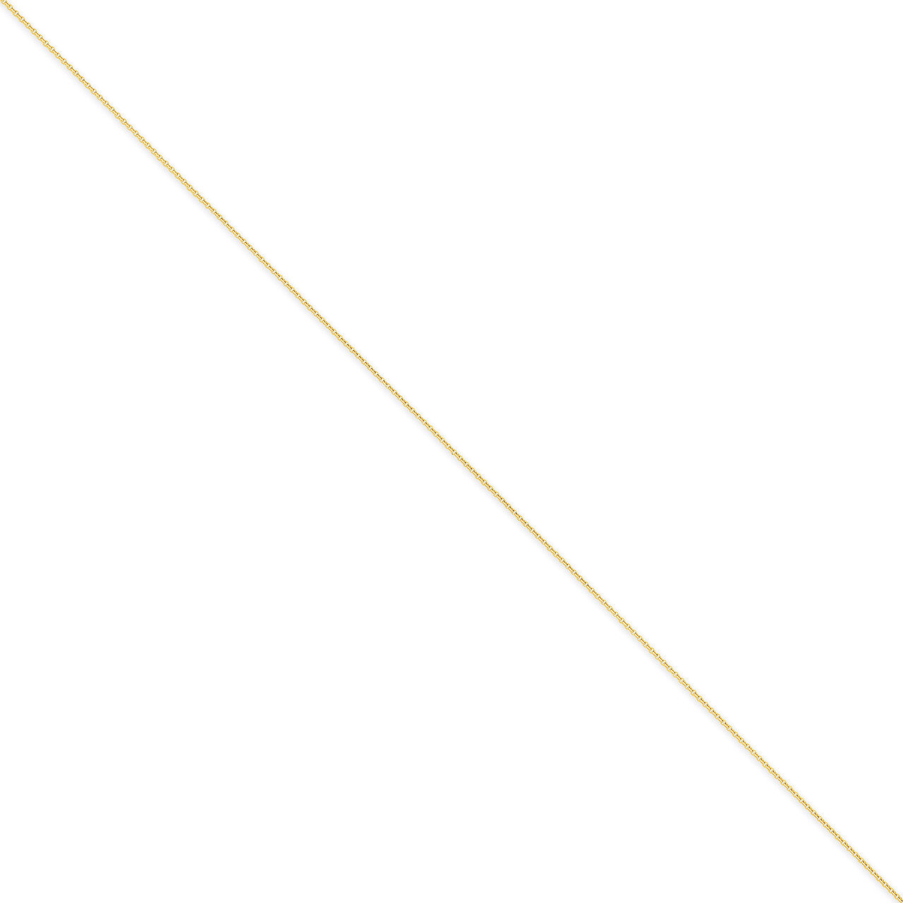 0.9mm Cable Chain 16 Inch 14k Gold PEN190-16