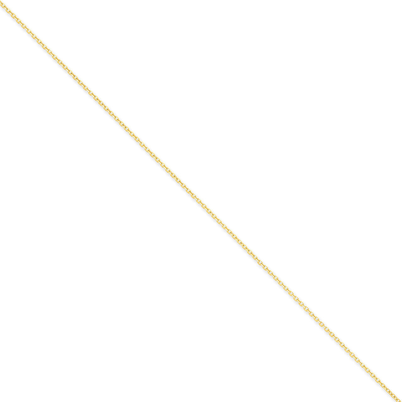 1.40mm Diamond-cut Cable Chain 18 Inch 14k Gold PEN203-18, MPN: PEN203-18, 886774538778