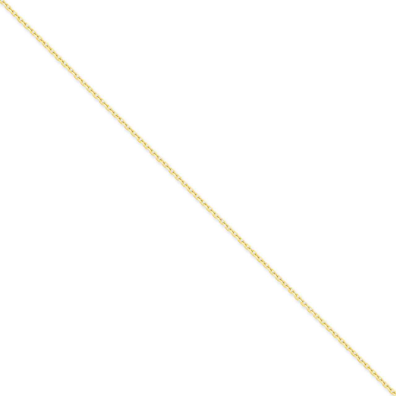 1.8mm Diamond-cut Cable Chain 24 Inch 14k Gold PEN204-24, MPN: PEN204-24, 886774432823
