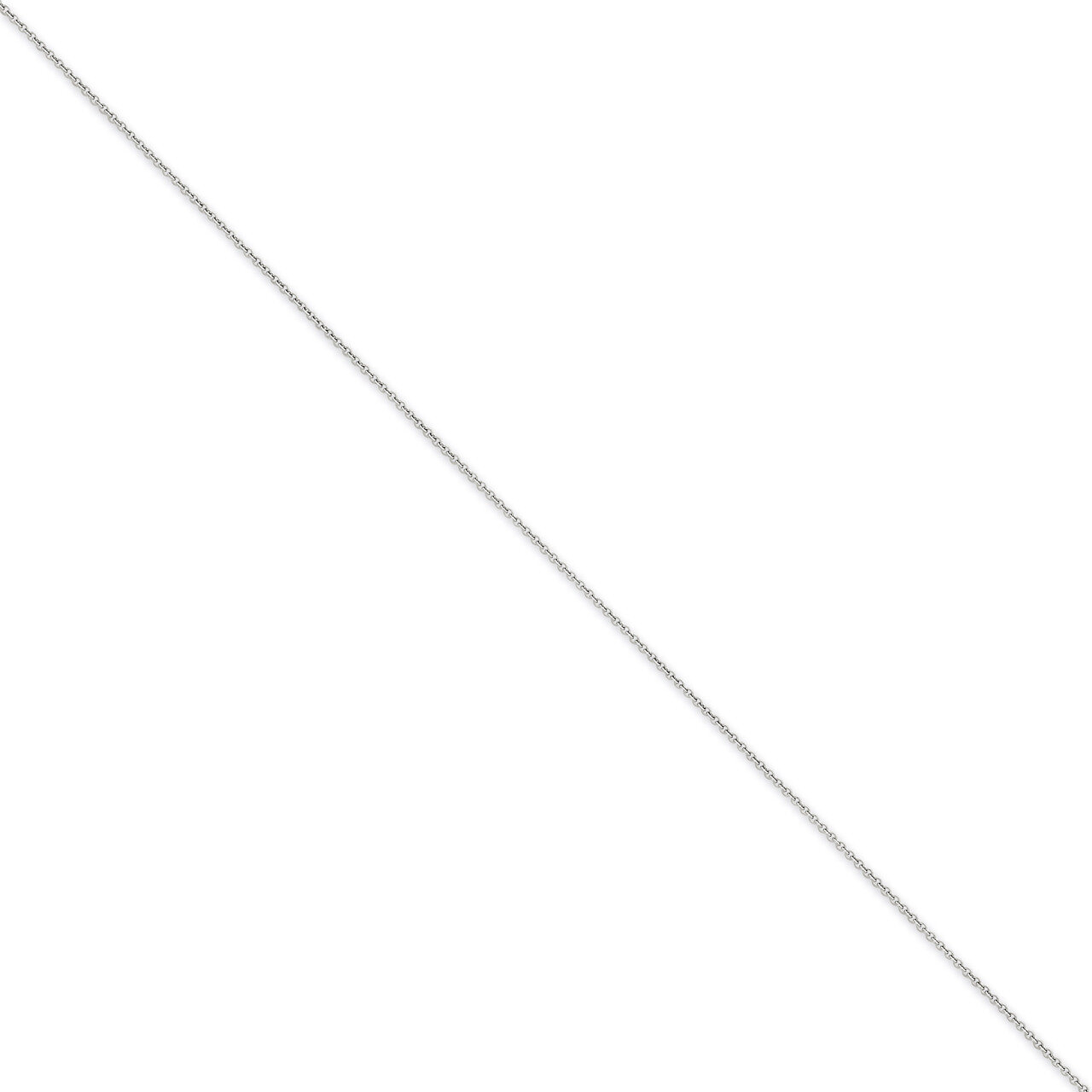 0.7mm Cable Chain 20 Inch 14k White Gold PEN207-20, MPN: PEN207-20, 886774538808