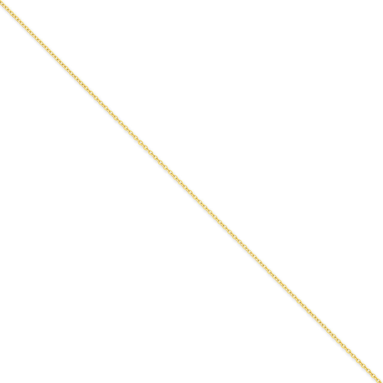 1.8mm Cable Chain 16 Inch 14k Gold PEN215-16