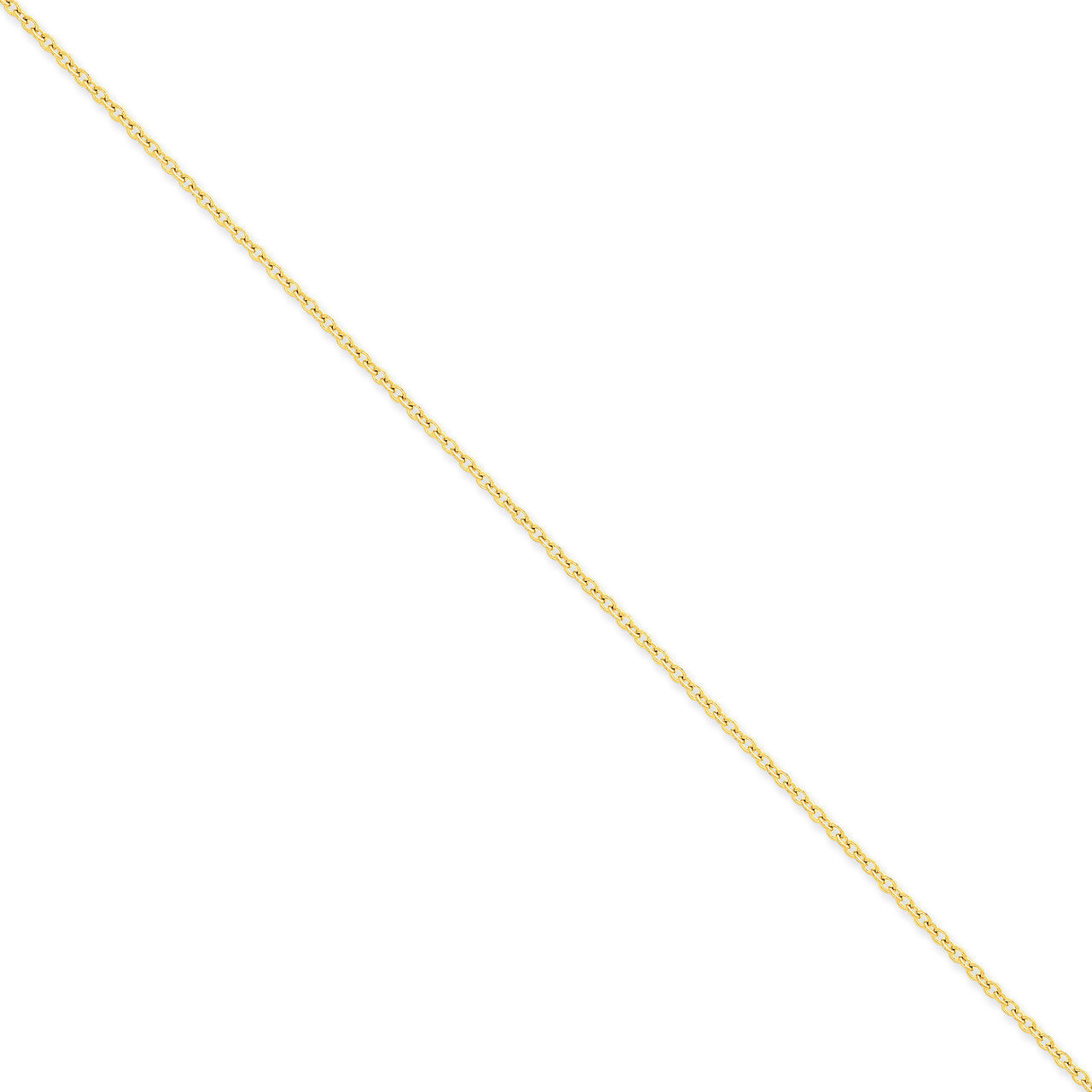 2mm Cable Chain 16 Inch 14k Gold PEN216-16