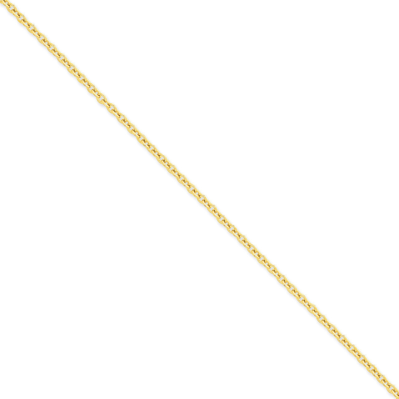 3.2mm Cable Chain 16 Inch 14k Gold PEN218-16