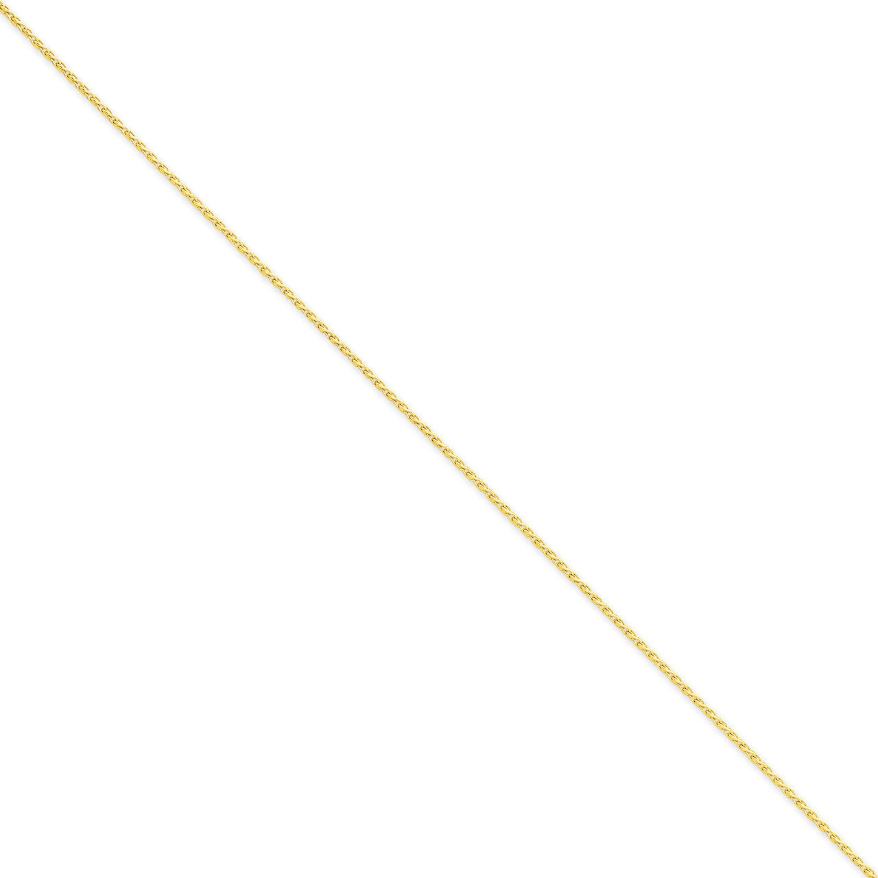 1.5mm Diamond-cut Wheat Chain 24 Inch 14k Gold PEN276-24, MPN: PEN276-24, 886774401362