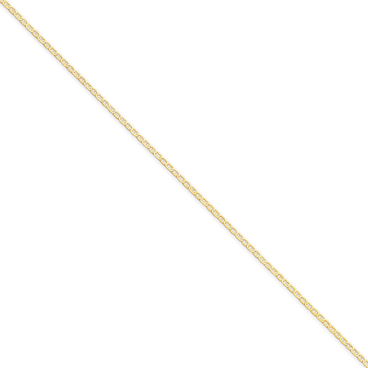 1.5mm Anchor Link Chain 10 Inch 14k Gold PEN50-10