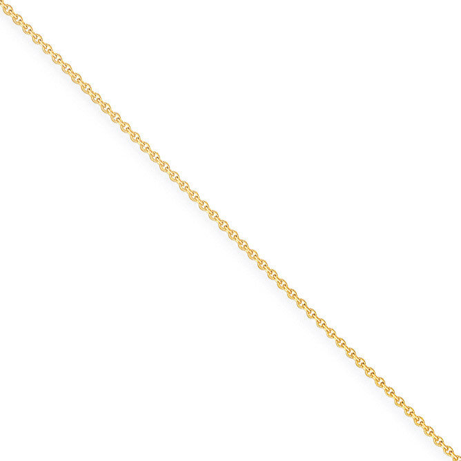 1mm Cable Chain 14 Inch 14k Gold PEN53-14