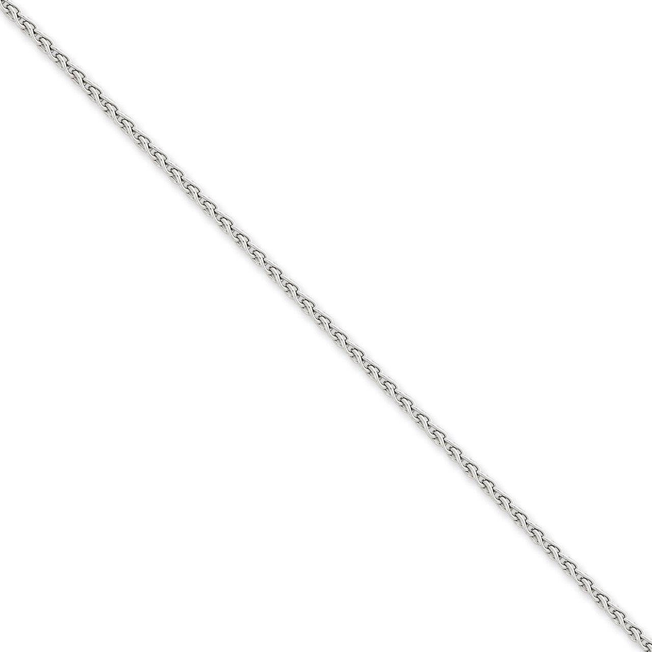 2.25mm ParisianWheat Chain 18 Inch 14k White Gold PEN72-18, MPN: PEN72-18, 886774400716