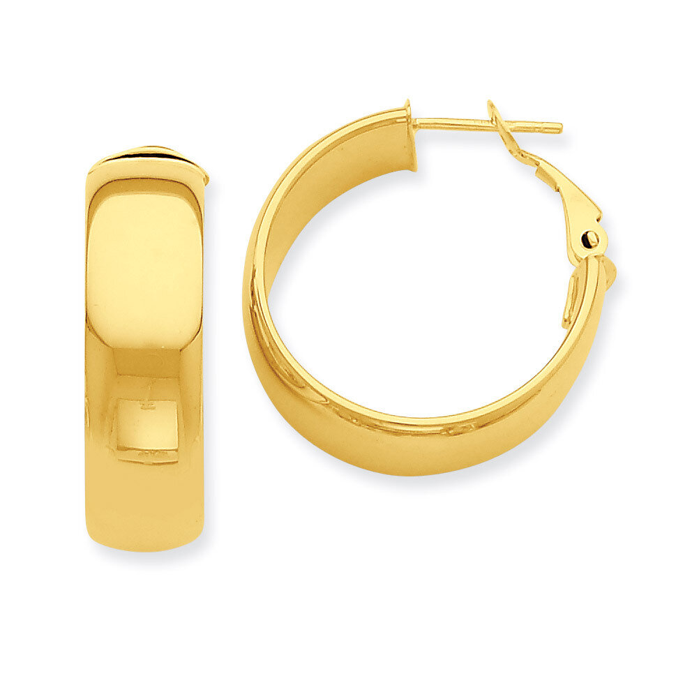 Hoop Earrings 14k Gold PRE735, MPN: PRE735, 886774562155