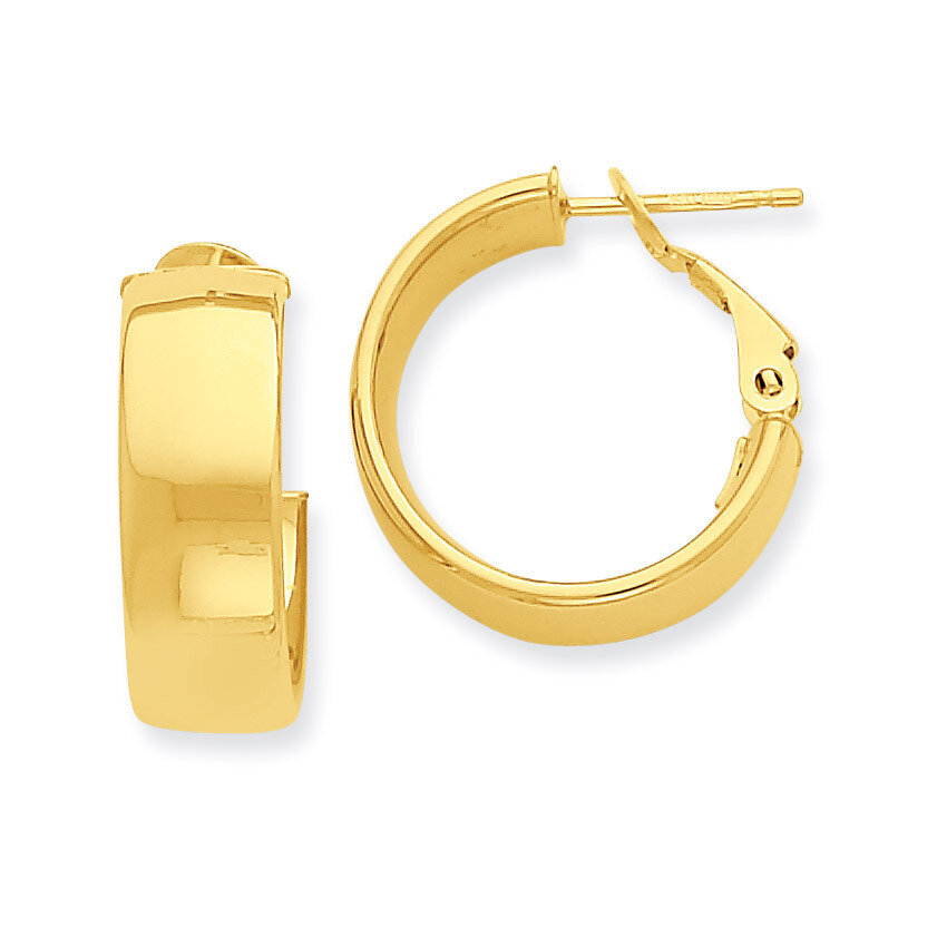 Hoop Earrings 14k Gold PRE736, MPN: PRE736, 886774562162
