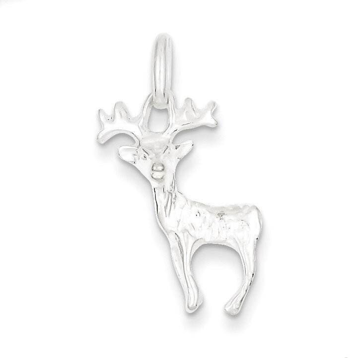 Deer Charm Sterling Silver QC117, MPN: QC117, 883957905136