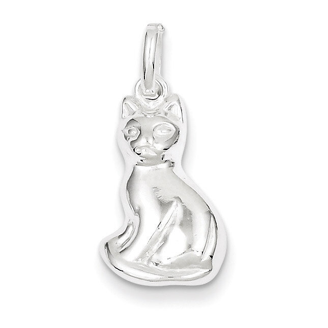 Cat Charm Sterling Silver QC126
