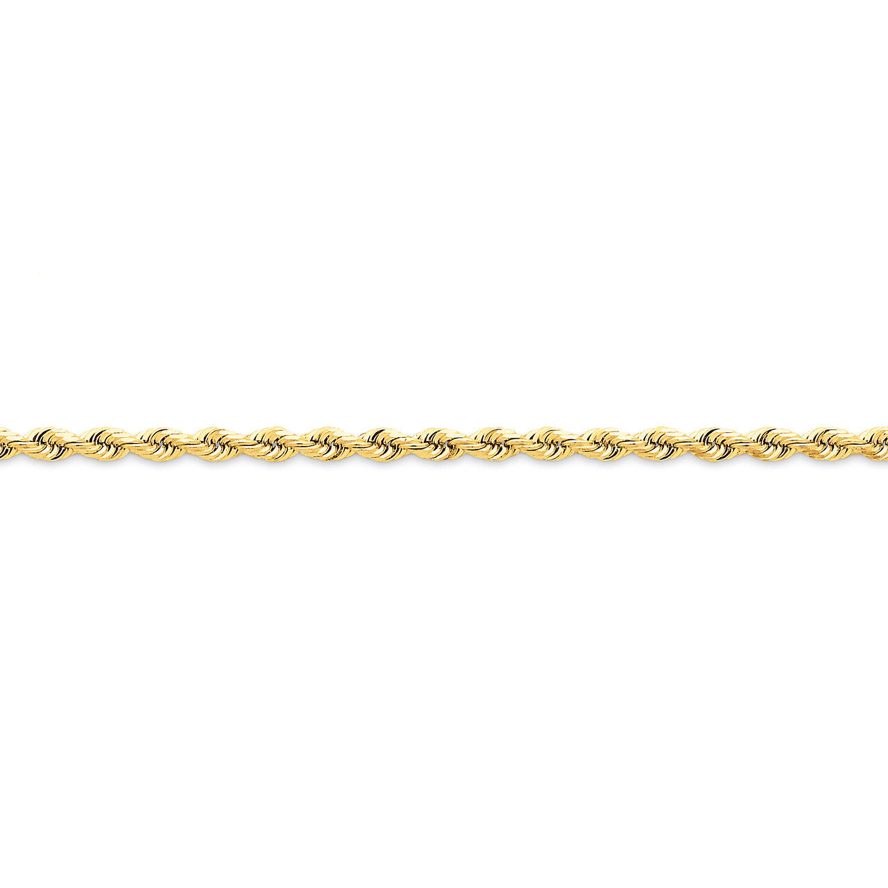 3.35mm Diamond-cut Quadruple Rope Chain 18 Inch 14k Gold QTR025-18, MPN: QTR025-18, 886774398112