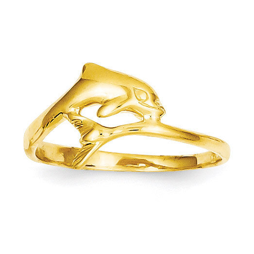 Dolphin Ring 14k Gold R193