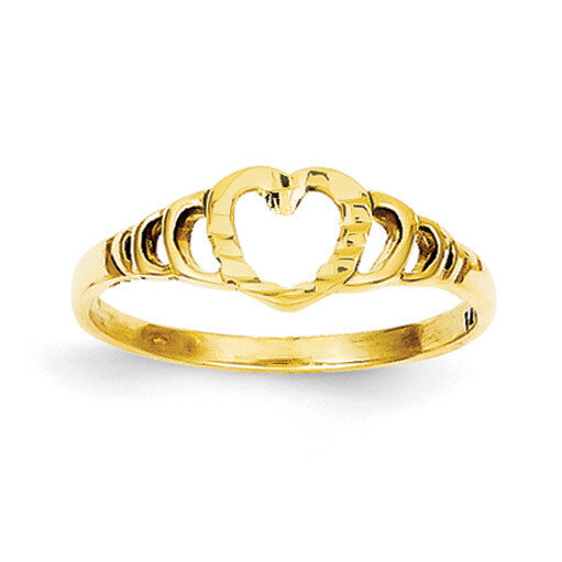 Children's Heart Ring 14k Gold R203