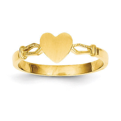 Children's Heart Ring 14k Gold R224