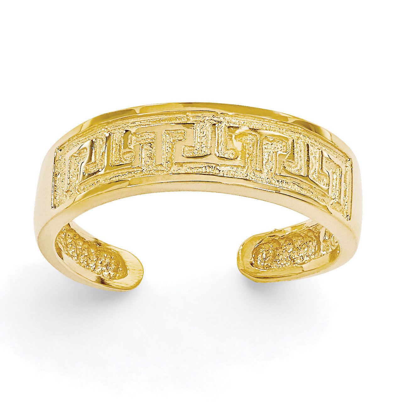 Greek Key Toe Ring 14k Gold R395