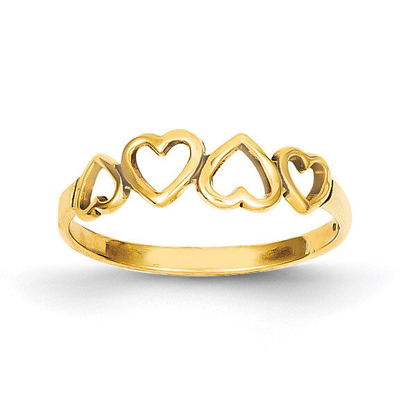 Heart Ring 14k Gold R42