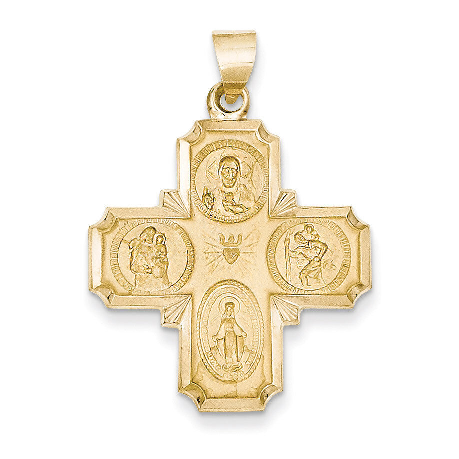 Four-Way Medal Pendant 14k Gold REL150, MPN: REL150, 886774619125