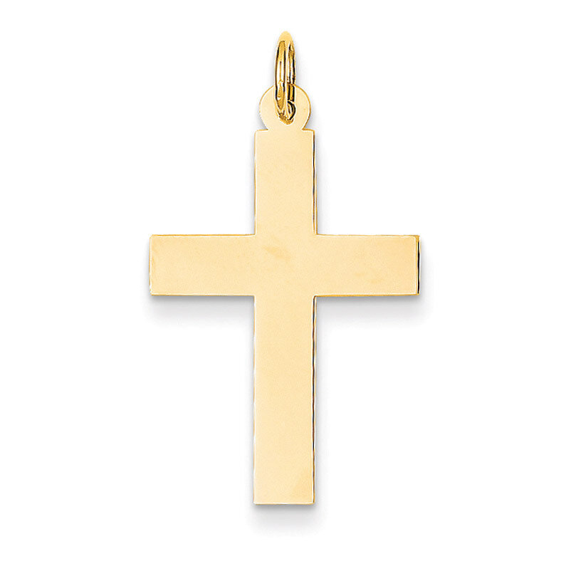 Cross Pendant 14k Gold Polished REL76, MPN: REL76, 883957681269