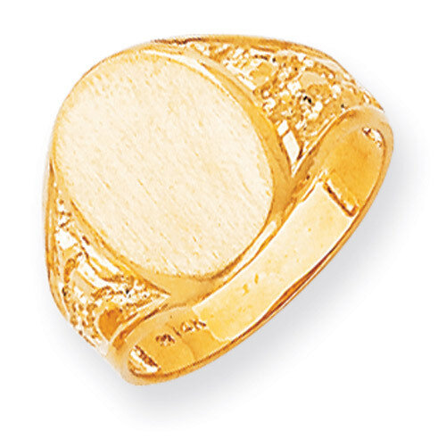 Men's Signet Ring 14k Gold RS171